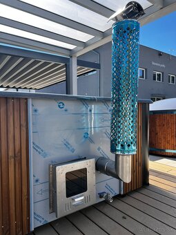 Luxusná kúpacia kaďa na drevo - 2