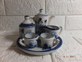 Holandský porcelán, pěkná souprava. - 2