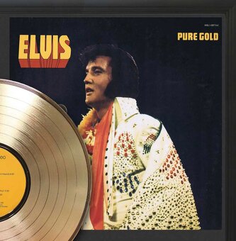 Exkluzívny zberateľský rám Elvis Presley - Pure Gold - 2