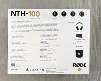 Rode NTH-100 WH Štúdiové slúchadlá White / Biela - 2