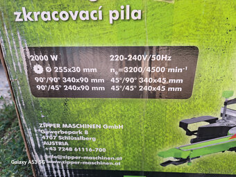 Pokosova pila Zipper ZI-KGS255DS - 2