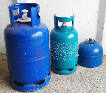 PROPANBUTAN plyn + flasa / bomba 2kg - 2