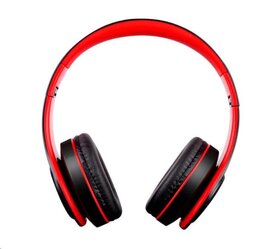 CARNEO BT sluchátka S5 Black/Red - 2