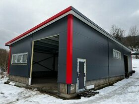 OCEĽOVÁ KONŠTRUKCIA HALY - MONTOVANÁ HALA 8x18x5m - 2