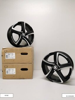 Škoda Fabia, Rapid, Scala alu disky 5x100 R17 ET48 7,5J 1228 - 2