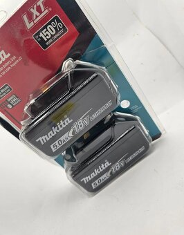 2X nová baterie Makita BL1850B 18V 5Ah Li-Ion - 2