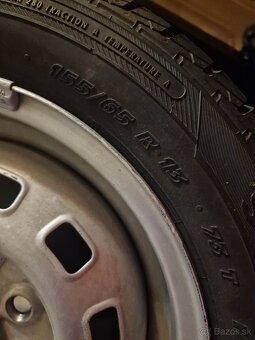 Predam kolesá zn. SELBO R13 155/65 R13 - 2