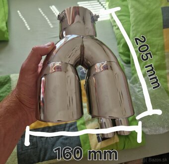 Dvojitá koncovka výfuku - 2