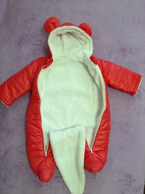 Zimná dojčenská kombinéza s kapucňou - New Baby, veľ. 68 - 2
