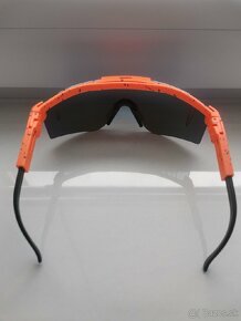 Športové slnečné okuliare Pit Viper (oranžové-modré sklo) - 2