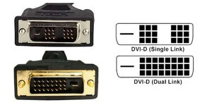 Káble DVI-D, Single link, Dual link, rôzne dĺžky - 2