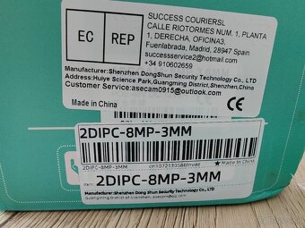 Predám Asecam IP 8MPx 4K POE Kameru - 2