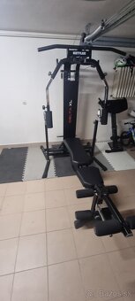 Kettler delta xl posilňovacia veža + Olympijská tyč 220cm - 2
