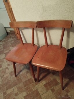 Predam stoličky rozkladaci stôl a retro stolik - 2