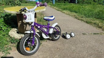 Predám detský bicykel 12,5" s pomocnými kolieskami - 2
