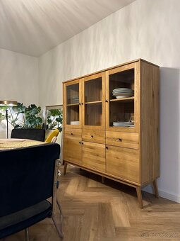 Luxusný dubový sekretár z masívu – ako nový - 2