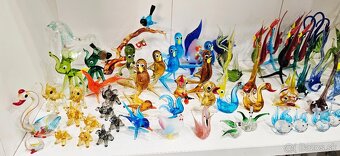 sklenené figúrky Murano - 2