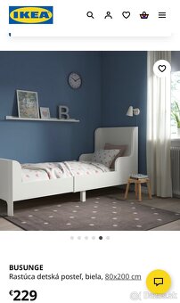 Detská posteľ s matracom Ikea - 2