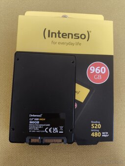 Nový Intenso SSD 960GB 100%, SATA 3
- 2