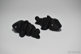 mini ohybný žralok - 3D tlač - "Handmade" - 2