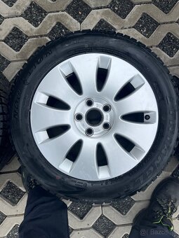 Predá Audi disky R16 (5x112) s zimnými pneu 205/55 R16 - 2