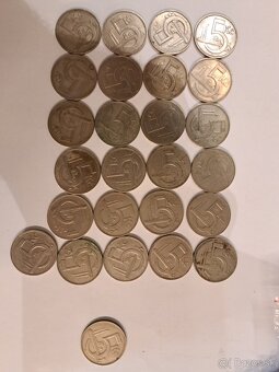 Predam mince 5 korun rok 1925 Ceskoslovensko - 2