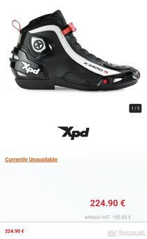 velkost 42 - clenkove moto topanky XPD X-ZERO R - 2