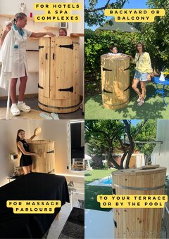 Mobilná sauna domáce kúpele mini parná sauna súkromná sauna - 2