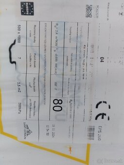 Podlahový polystyrén EPS 200 o hrúbke 8cm - 2