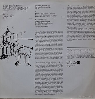 Retro gramofónová LP platňa Tchaikovsky 1812 - 2