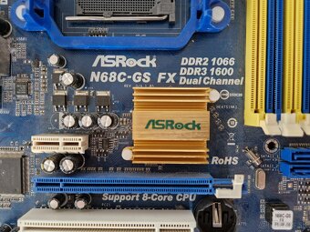 ASRock N68C-GS FX, AM2+ AM3 AM3+ , DDR2 / DDR3 - 2