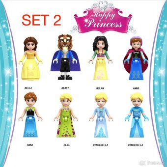 Mix postavičiek - typ lego - nové, nehrané - 2