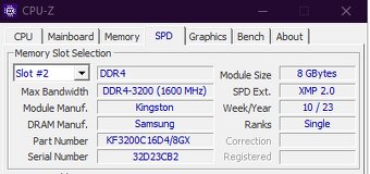 Kingston Fury Beast 2x8GB (16GB) 3200MHz DDR4 RAM - 2