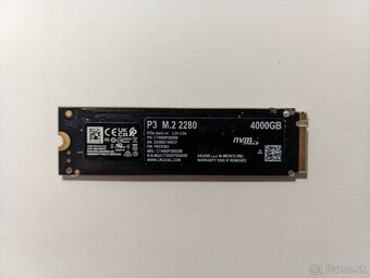 Crucial P3 4TB, M.2 2280, NVMe - 2