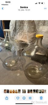 Demizony,smaltovane velke hrnce; struhak na kapustu - 2