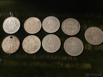 strieborné mince František Jozef - 2