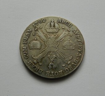 Predám 1 toliar 1792 H Leopold II. - 2