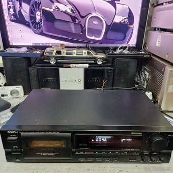 DENON DRM-740...kazetový deck , 3 hlavy , 3 motory .... - 2