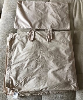 2 krémové unisex obliečky zajac H&M, 9 E/súprava - 2