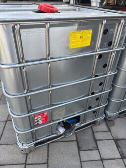 IBC 1000 l plech-čierny Nadoba Nadrz - 2