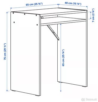 Predám stolík Ikea Torald - 2