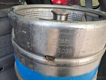 Predám 50l nerezový sud na pivo - 2