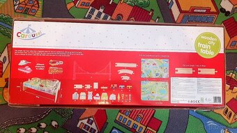 Drevená vláčiková dráha Carousel - 2