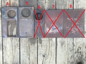 Liatinove platne na pec, kominove klapky - 2