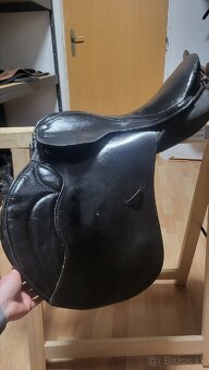 Čierne kožené sedlo - 2