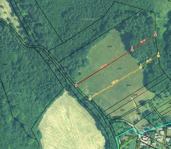 Vyhne – rekreačný investičný pozemok – výmera 7825 m2 - 2