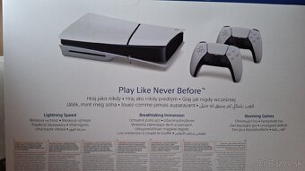 PS 5 1TB slim 2 x gamepad nova nerozbalena 2r zaruka - 2