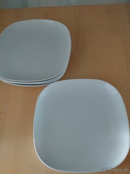 Velke stvorcove taniere, rozmer 25x25cm, 5 kusov - 2