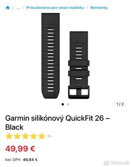 Originálny remienok GARMIN Quickfit 26mm - 2