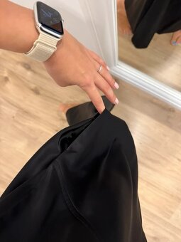 Čierne saténové šaty Primark - 2
